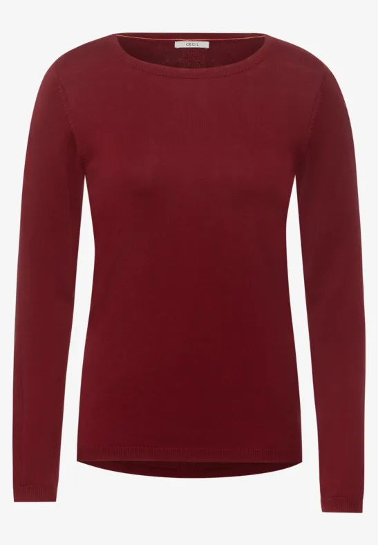 Pull basique copper brown