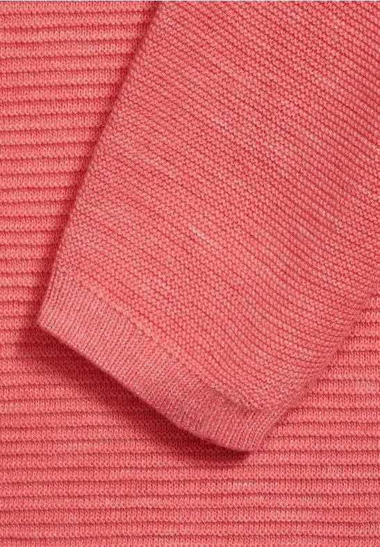 Pullover chiné rose pepper melange