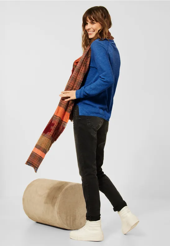 Melange Pullover just blue heather melange