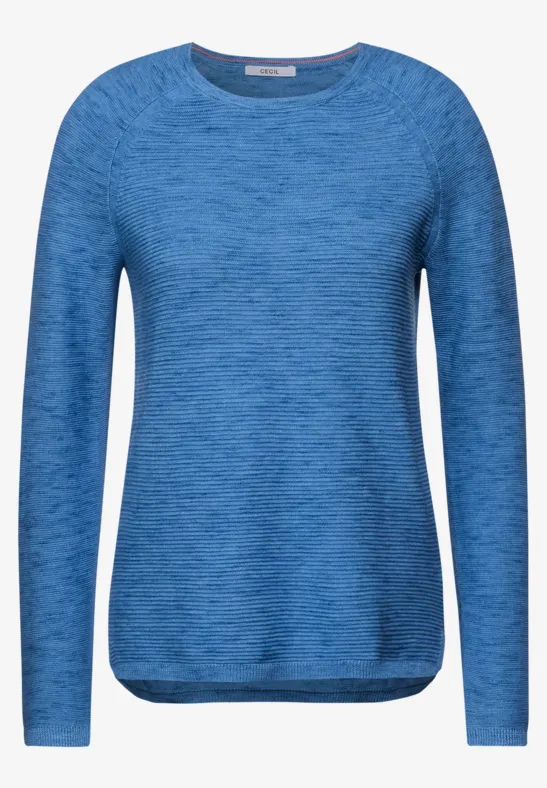 Pullover chiné mountain blue heather melange