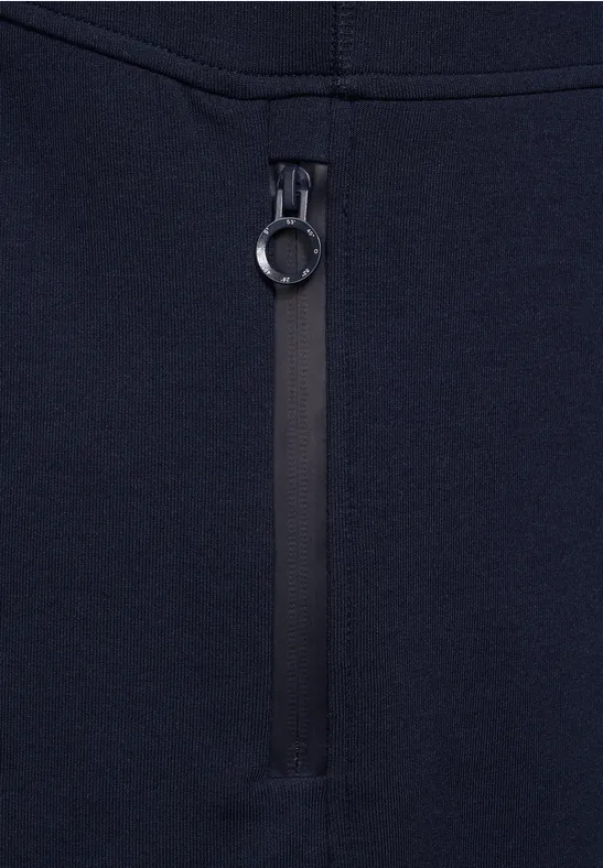 Athleisure sweatshirt deep blue