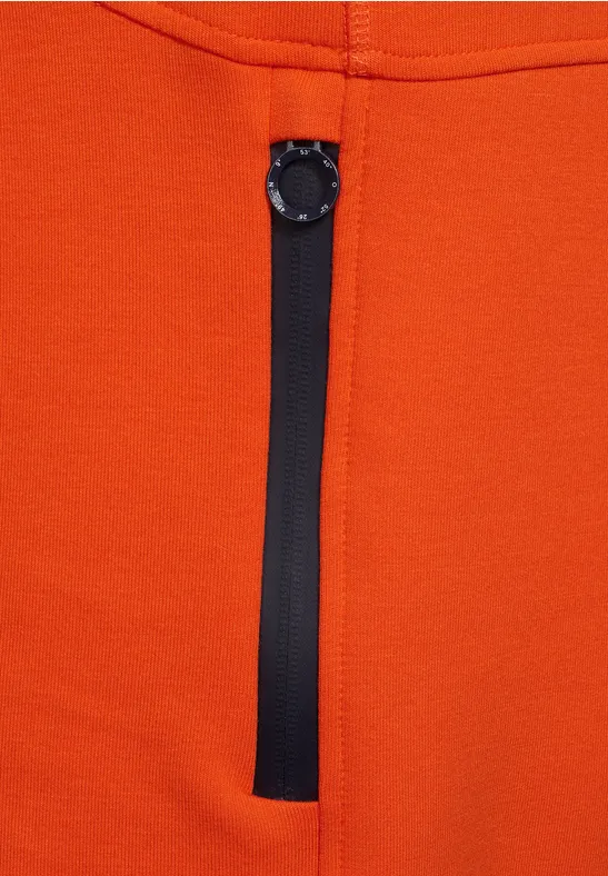 Athleisure Sweatshirt smoked paprika orange