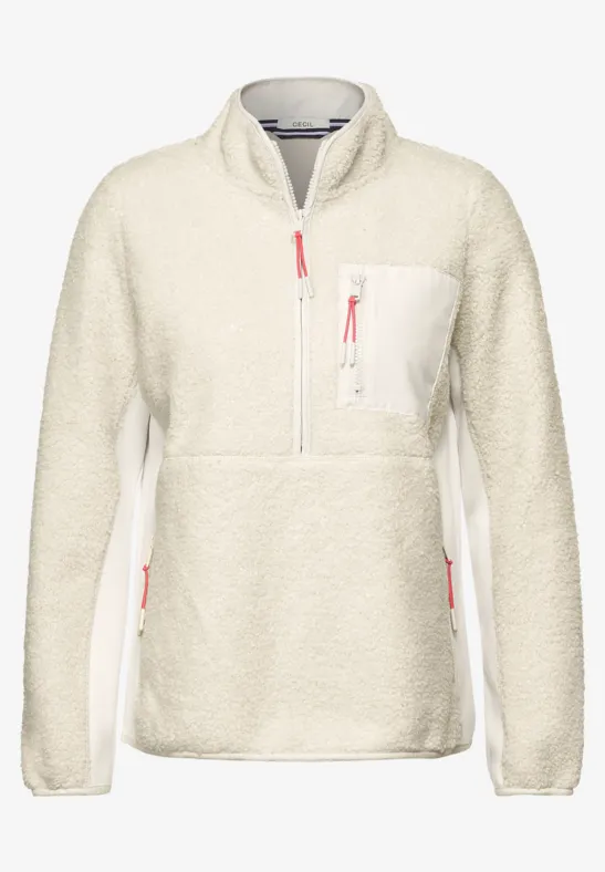 Teddy Sweatshirt birch white