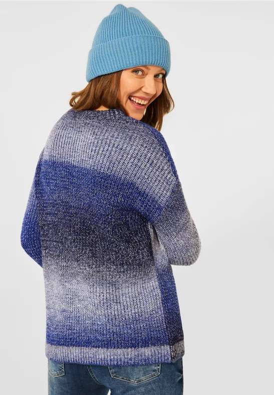 Pullover mit Farbverlauf cosmic blue