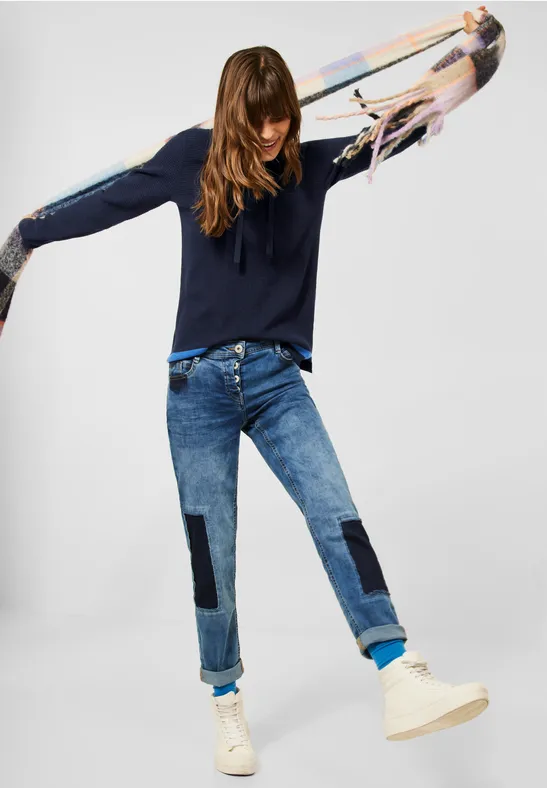 Pullover de style hoodie deep blue