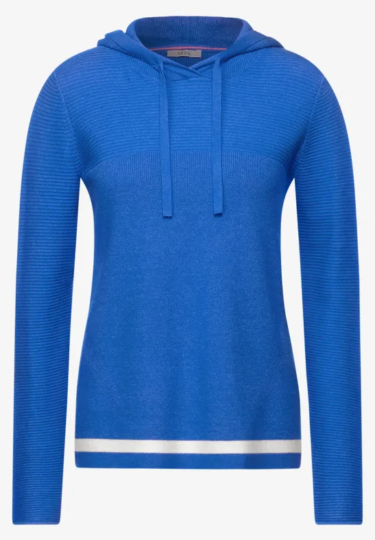 Pullover im Hoodie Style just blue