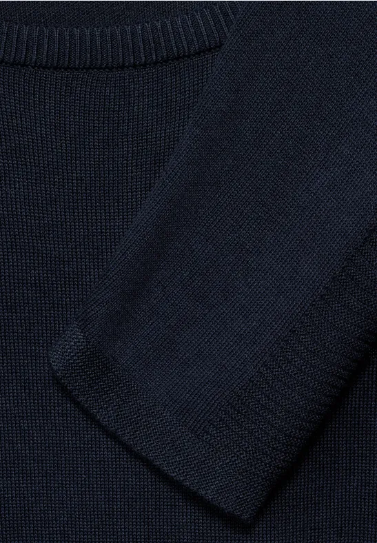 Basic pullover deep blue