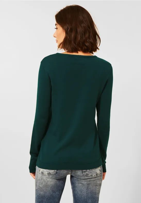 Basic pullover ponderosa pine green