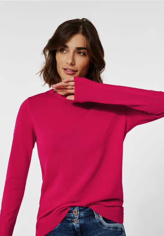 Basic pullover dynamic pink