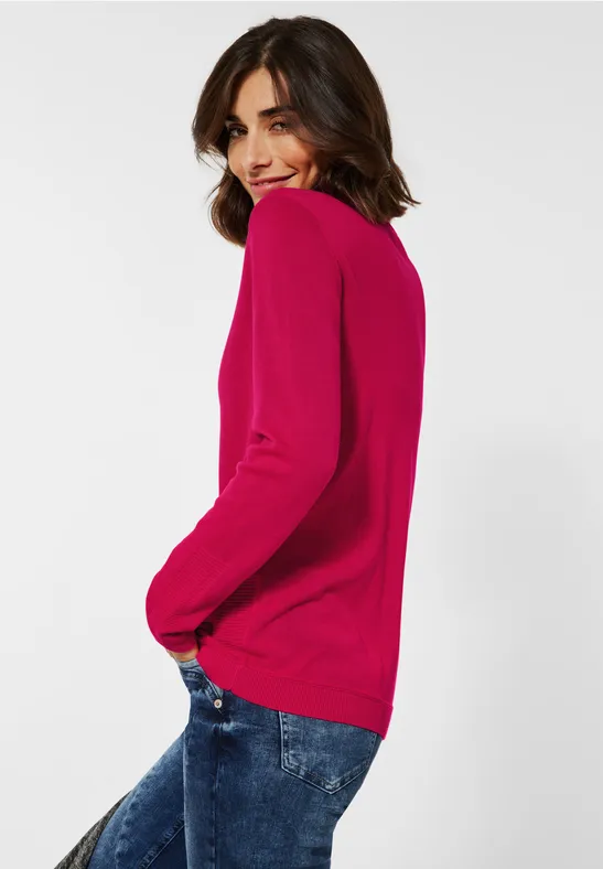 Basic pullover dynamic pink