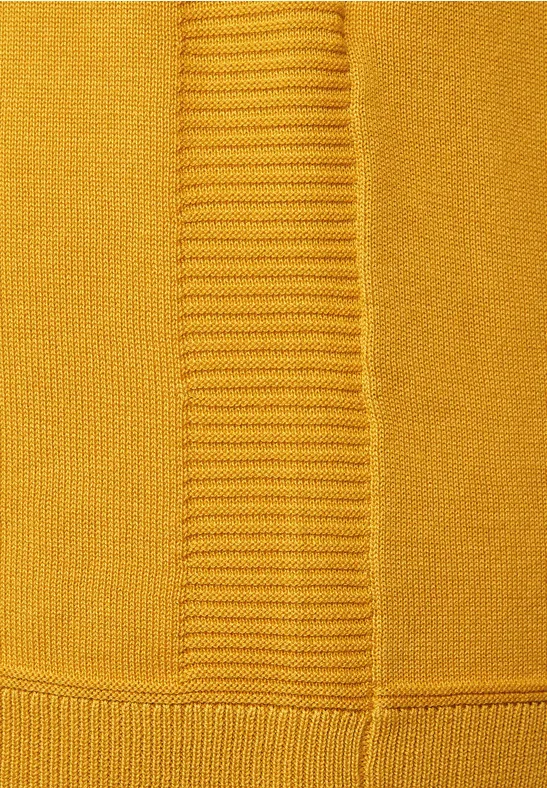 Basic pullover curry yellow