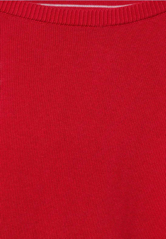 Basic pullover strong red