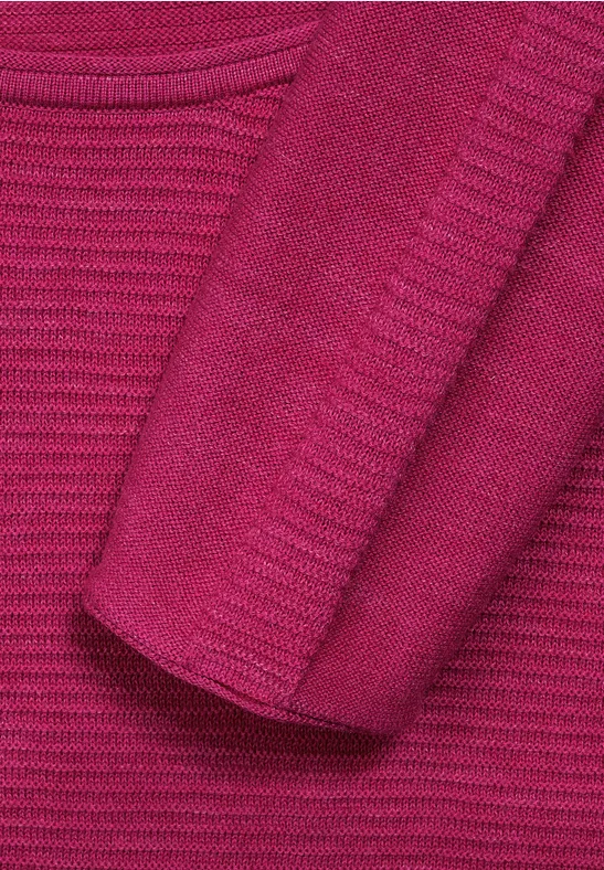 Pullover in Melange Optik pink heather melange