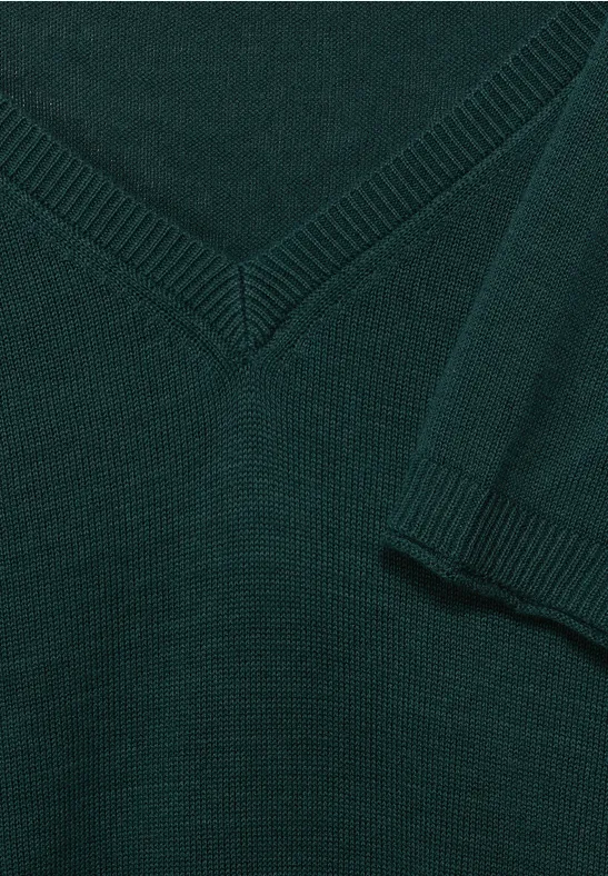 Pullover mit V-Ausschnitt ponderosa pine green