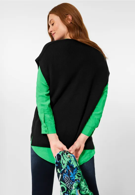 Débardeur en maille Black