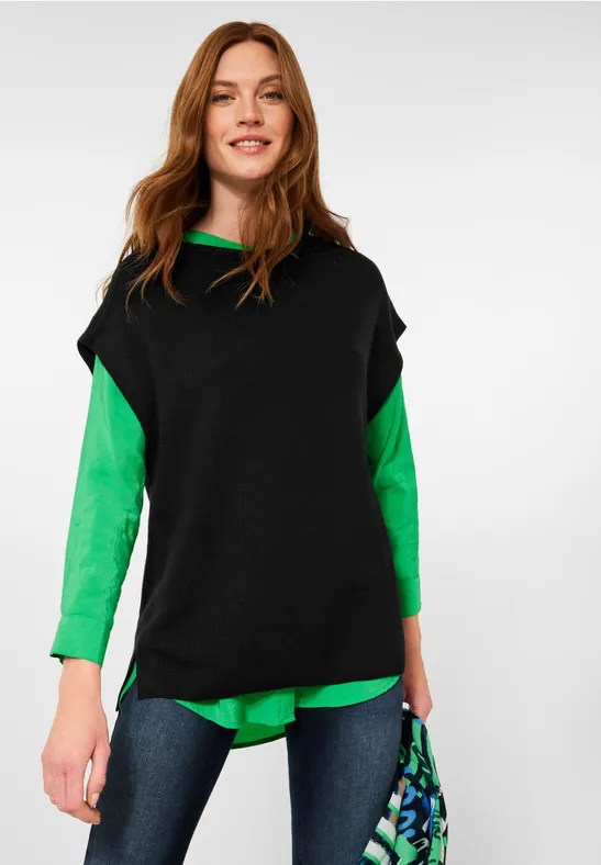 Débardeur en maille Black