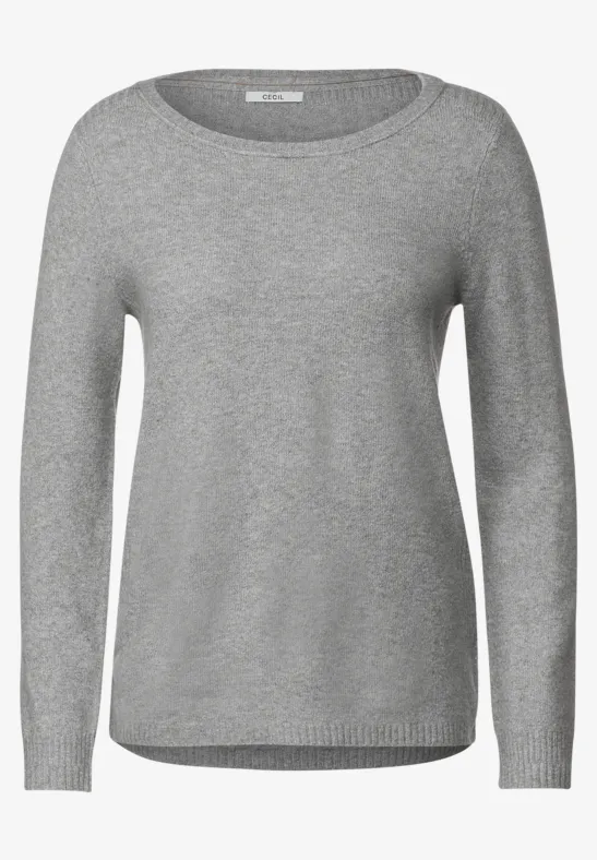 Pull-over cosy mineral grey melange