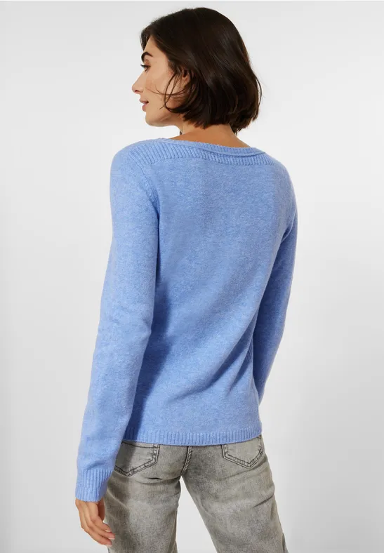 Cosy trui tender blue melange