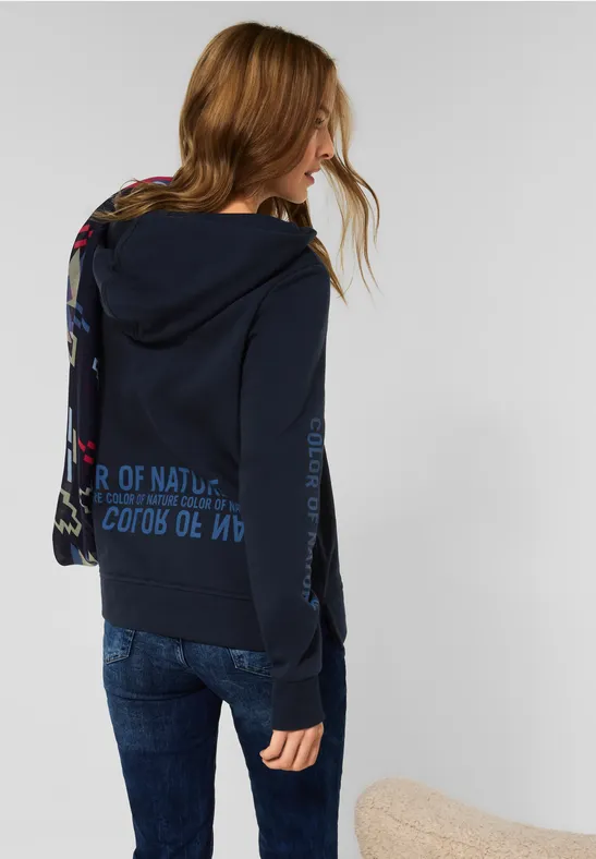 Sweatshirt mit Wording deep blue