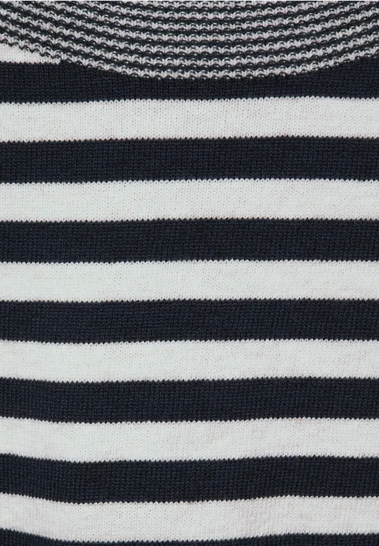 Pull-over à rayures cosy night sky blue