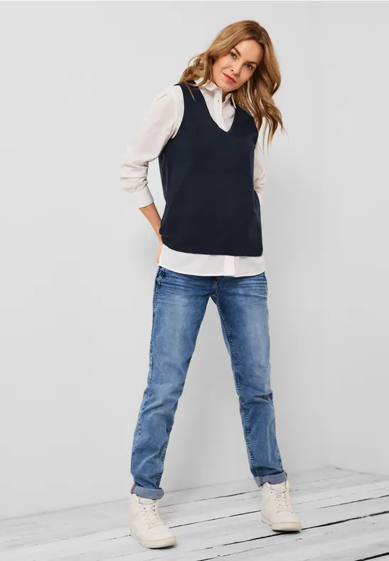 Cosy pullunder deep blue