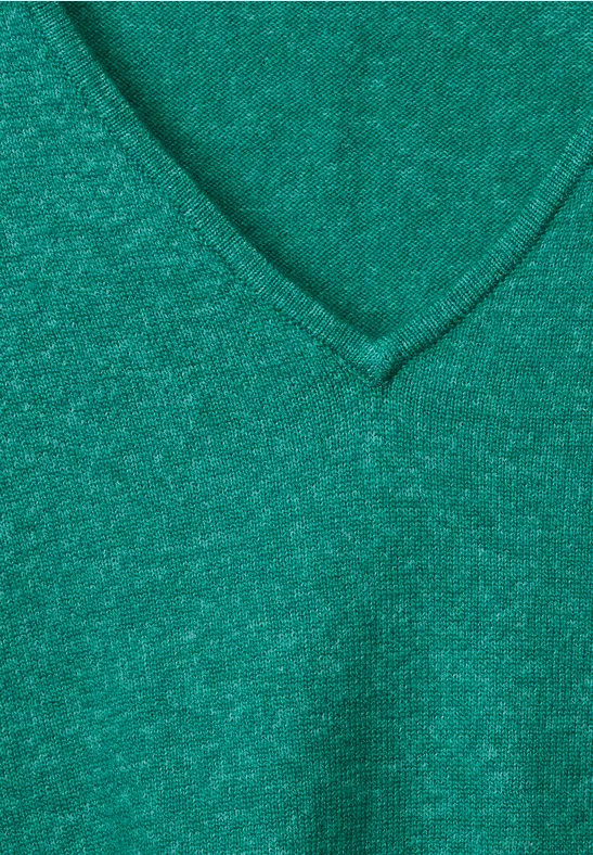 Pull débardeur douillet smaragd green melange