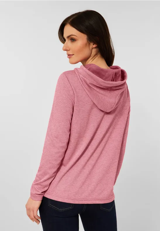 Sweat-shirt à capuche strong red