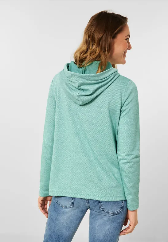 Sweat-shirt à capuche smaragd green