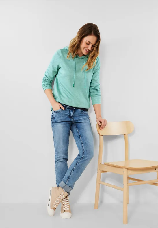 Sweat-shirt à capuche smaragd green