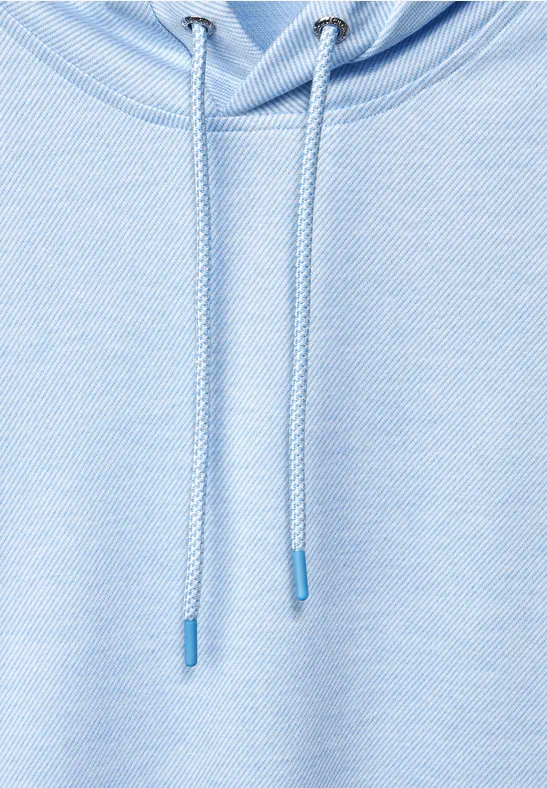 Sweat-shirt à capuche faded blue