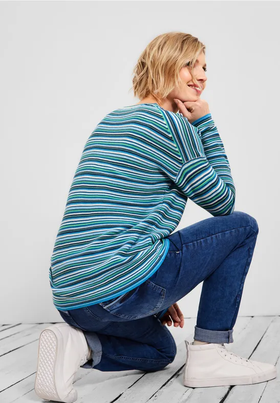 Multicolor Pullover club blue
