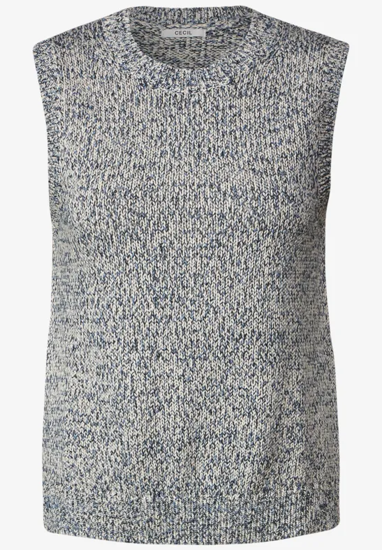 Débardeur en tricot deep blue
