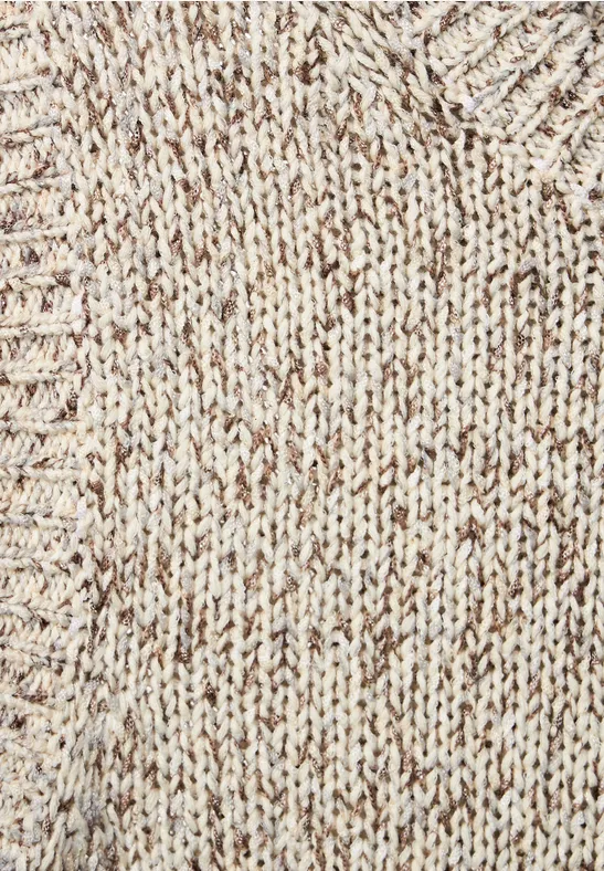 Débardeur en tricot almond beige melange