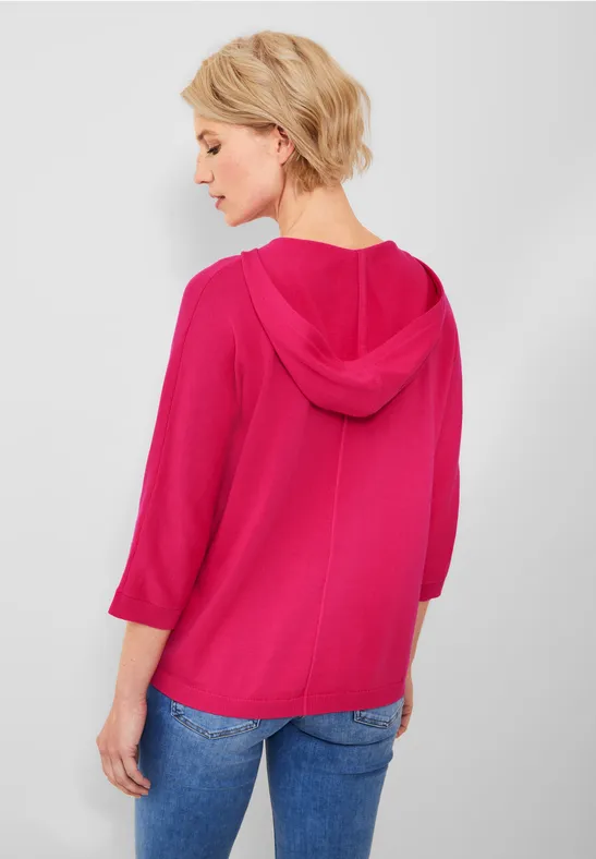 Pull-over à capuche fresh pink
