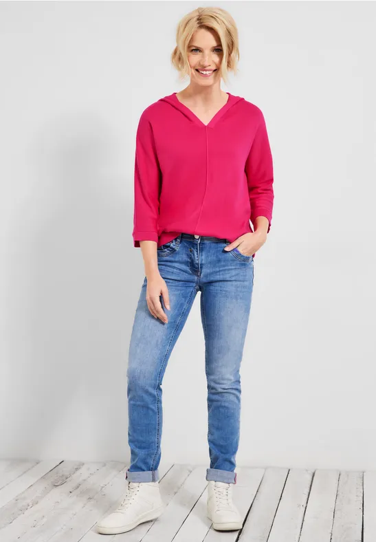 Pull-over à capuche fresh pink