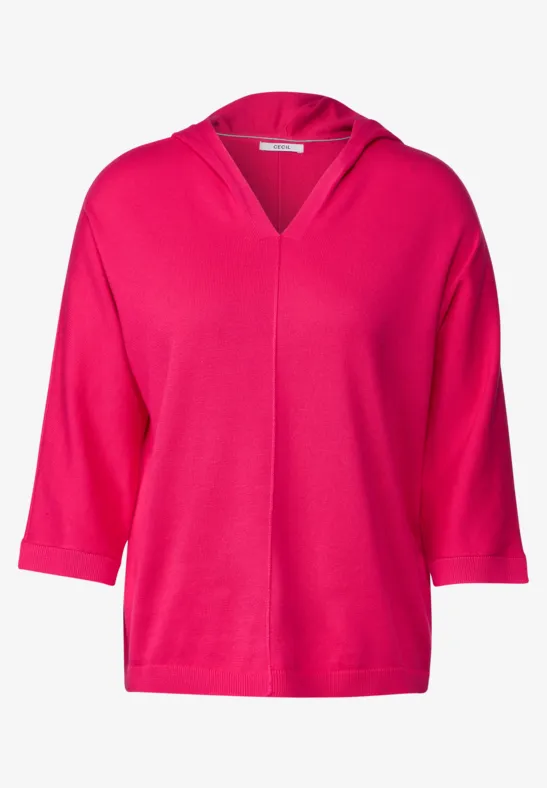Pull-over à capuche fresh pink