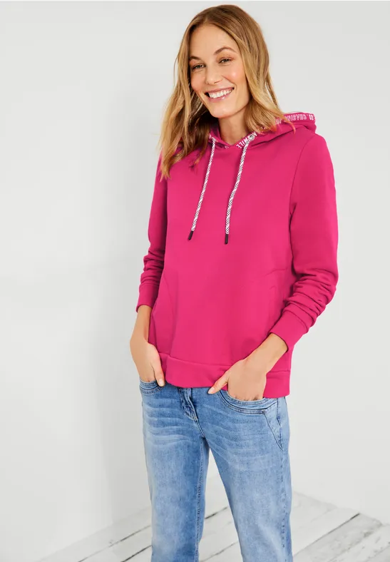 Sweatshirt mit Kapuze fresh pink