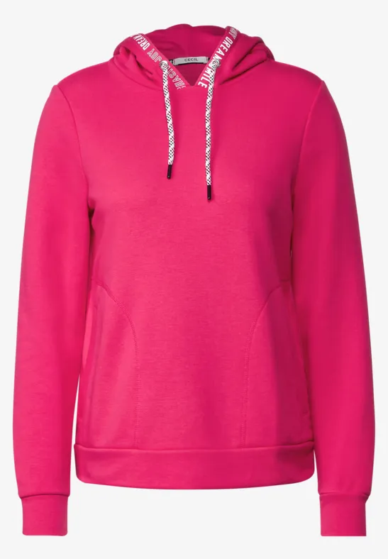 Sweatshirt mit Kapuze fresh pink