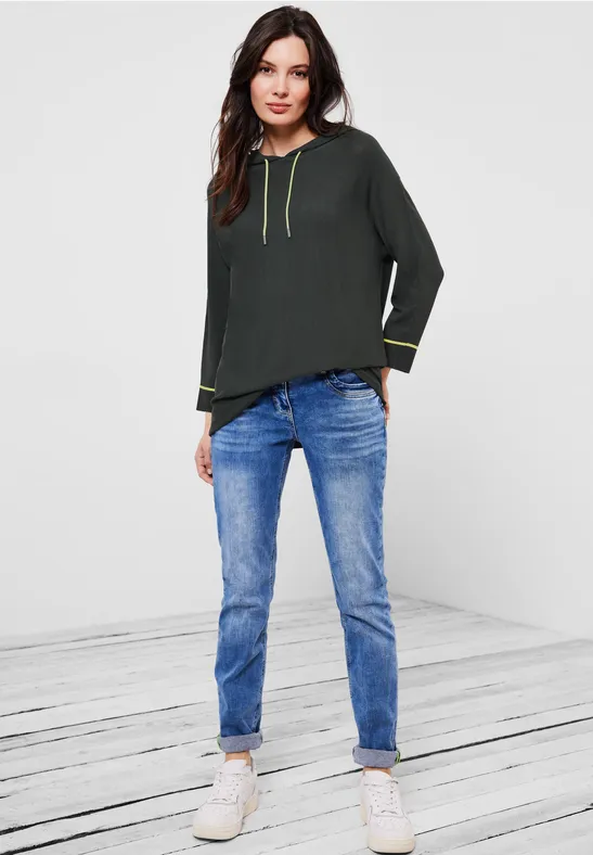 Pull-over d'été à capuche easy khaki