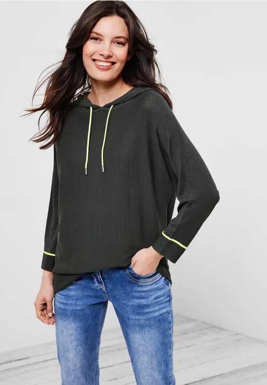 Pull-over d'été à capuche easy khaki