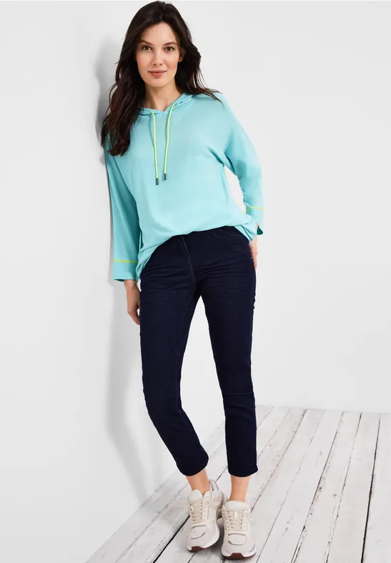 Pull-over d'été à capuche clary mint