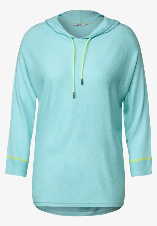 Pull-over d'été à capuche clary mint