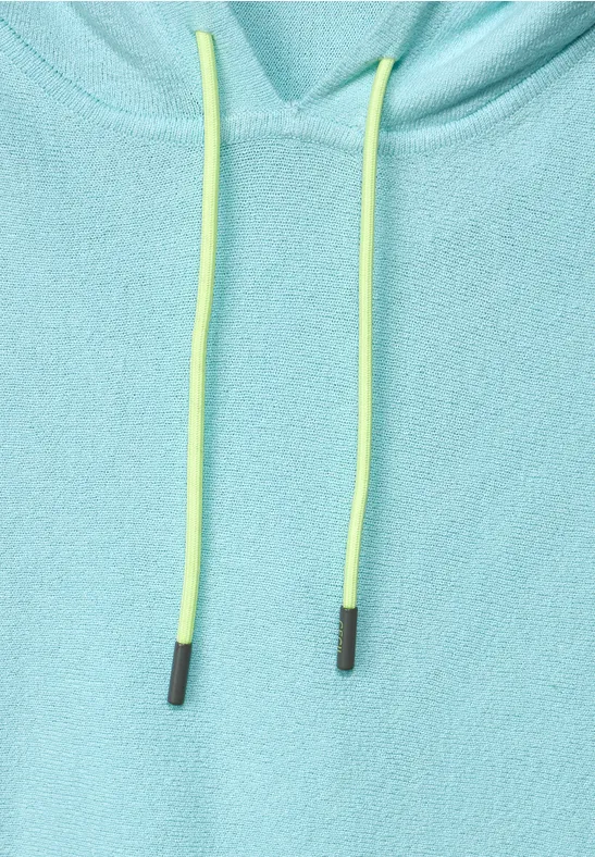 Pull-over d'été à capuche clary mint