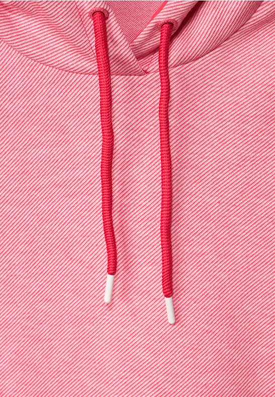Sweatshirt met halflange mouwen strawberry red