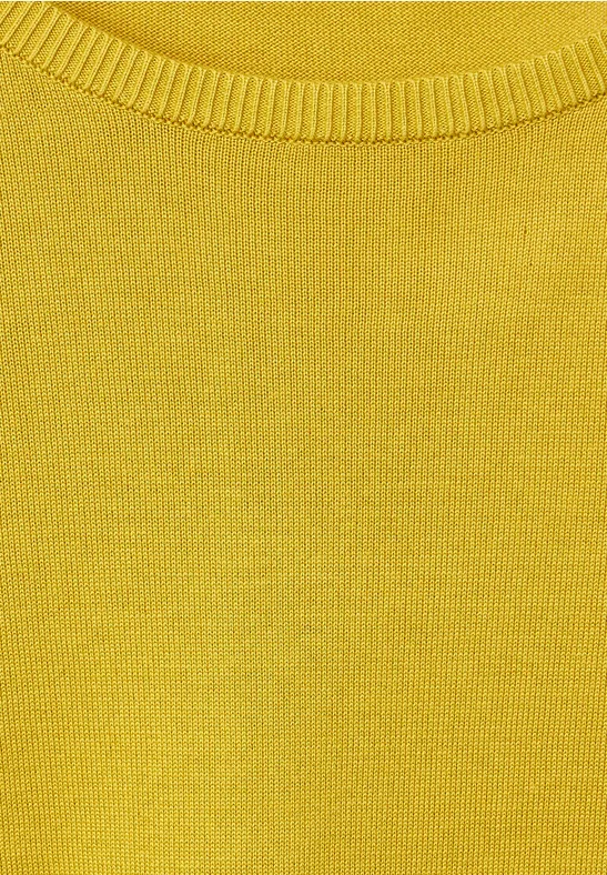 Basic Pullover golden yellow