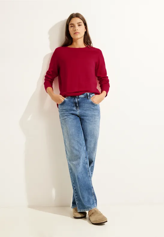 Basic Pullover casual red