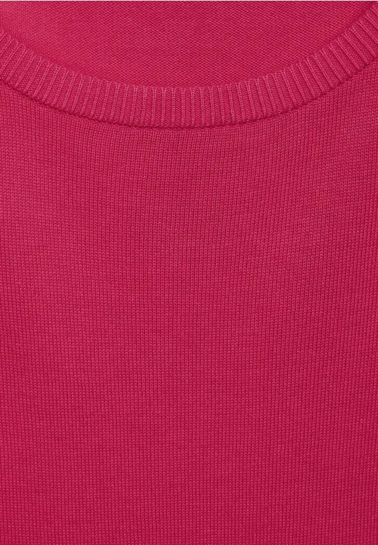 Basic Pullover cosy coral