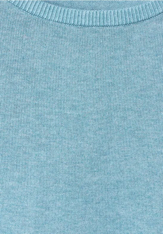 Basic Pullover reef blue melange