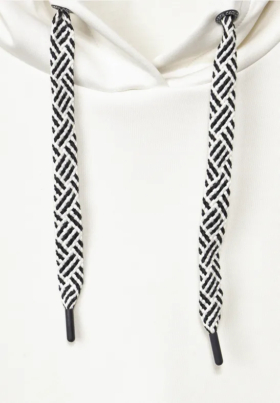 Kurzarm Sweatshirt vanilla white