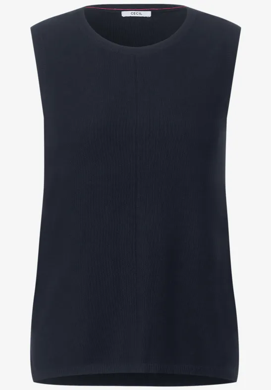 Pullunder mit Strickdetails night sky blue